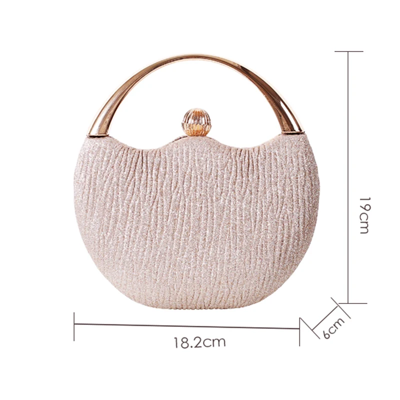 

Women's Wedding Clutch Evening Bag Small Female Handbag Luxury Wedding Bridal Purse Chain Party Shoulder Bag ZD1558