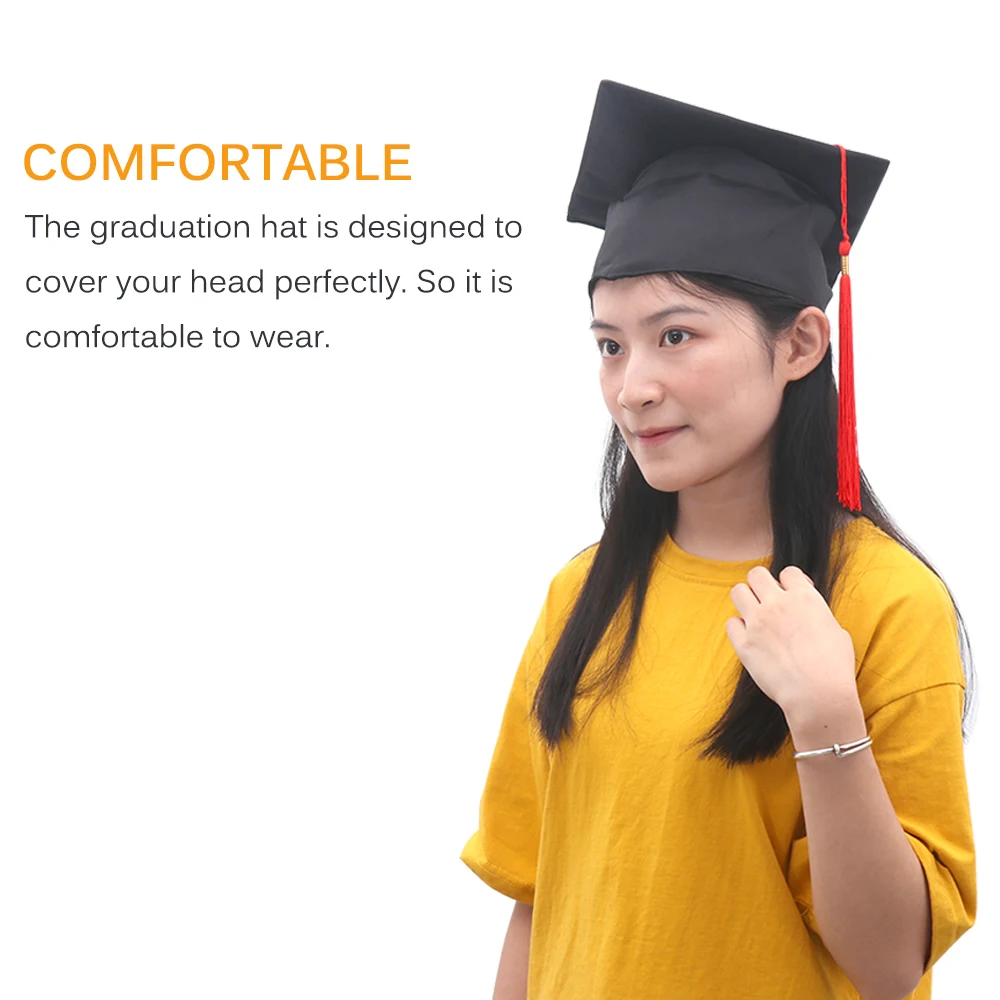 Школьные Выпускной вечерние шапка с кисточками академическая шапочка