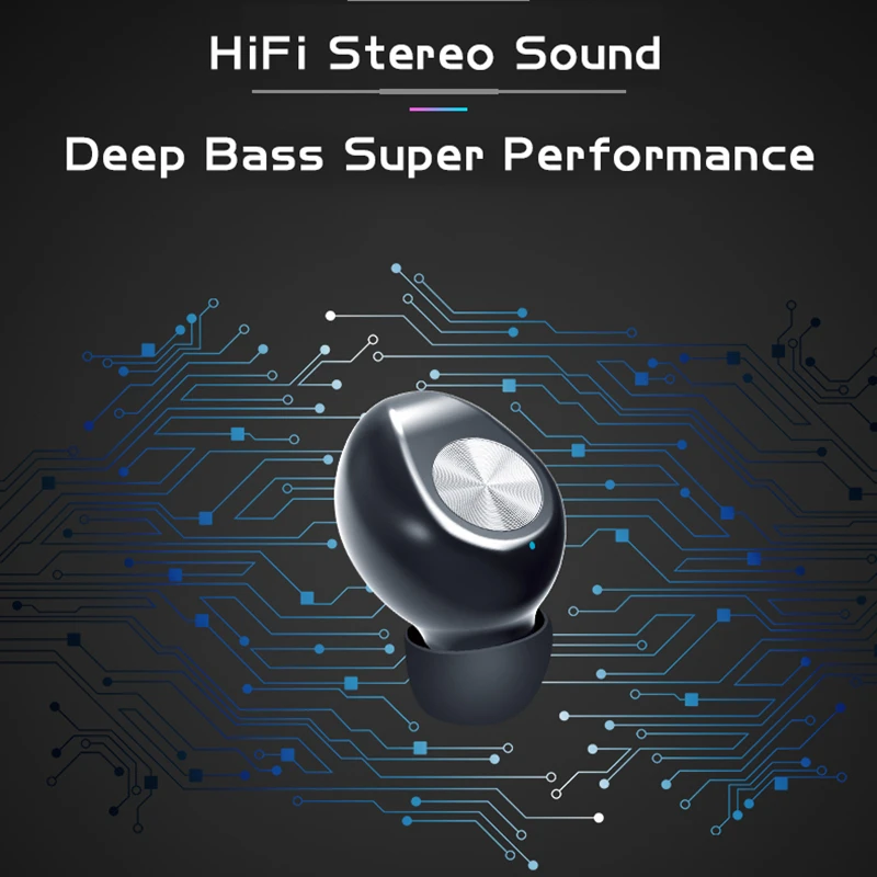 Игровая гарнитура мини беспроводная bluetooth-гарнитура наушники на Android TWS настоящие