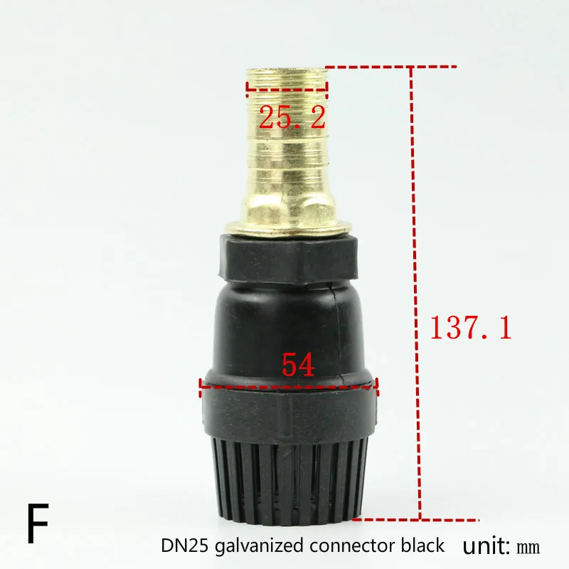 Пластиковый односторонний обратный клапан душевая головка пластиковый водяной