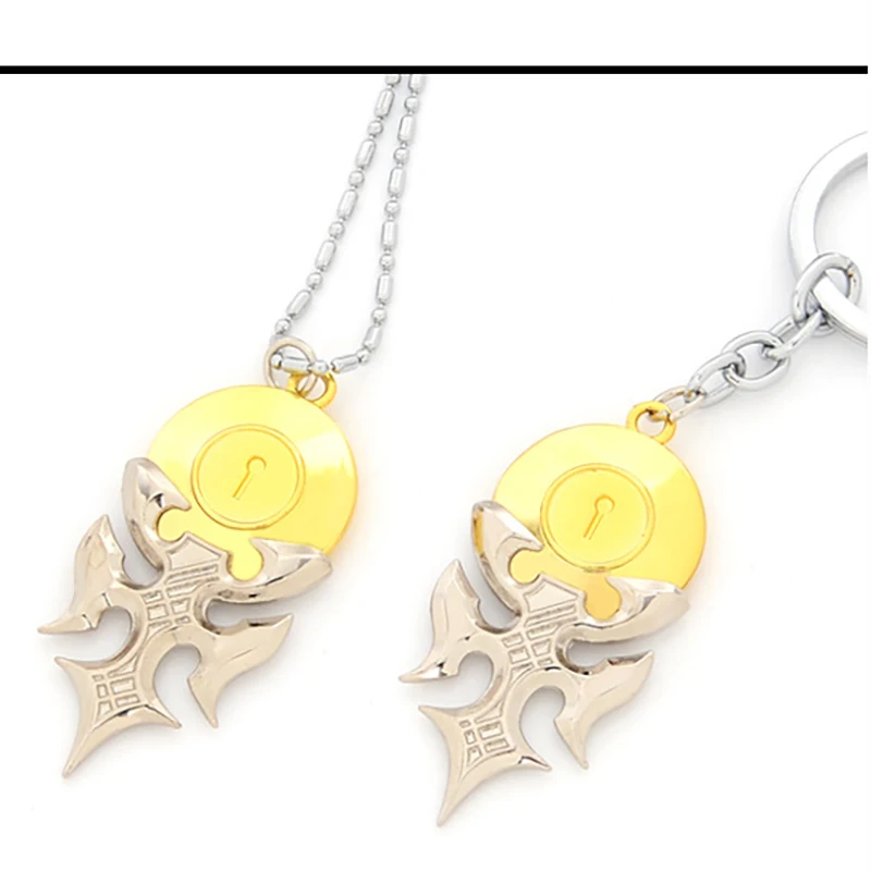 Цепочка для ключей с металлической подвеской косплея 8 видов Nisekoi Ichijyo Raku Kirisaki Chitoge