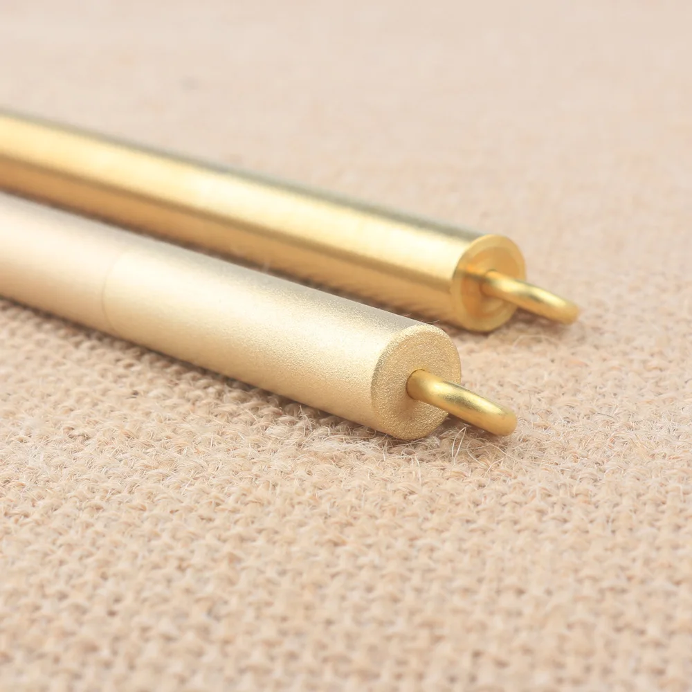 

Pen clip brass pen pure brass signature pen metal neutral pen stationery frosted hand made logo