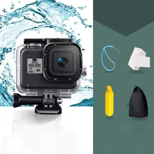 Suitable for GoPro HERO8 Black Transparent Screw Type 45m Waterproof Case Bag for Camera Photography Backpack Dslr Accessories