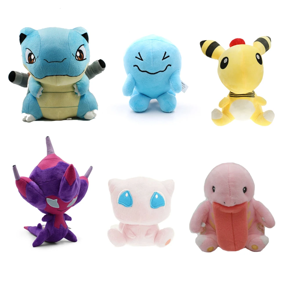 LoveCCD плюшевые игрушки Mew Wobbuffet Ampharos Lickitung Poipole Blastoise аниме Домашние животные мягкие