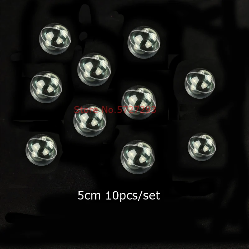

10Pcs Transparent Plastic Ball Craft Fillable Ball Home Wedding Garden Christmas Tree Ornament Party Decoration