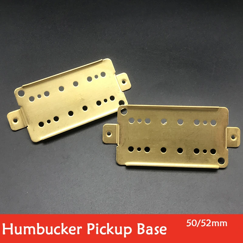2 stücke messing humbucker gitarre pickup basis platte grundplatte 50mm pole abstände für lp elektrische gitarre ersatz teile free glob