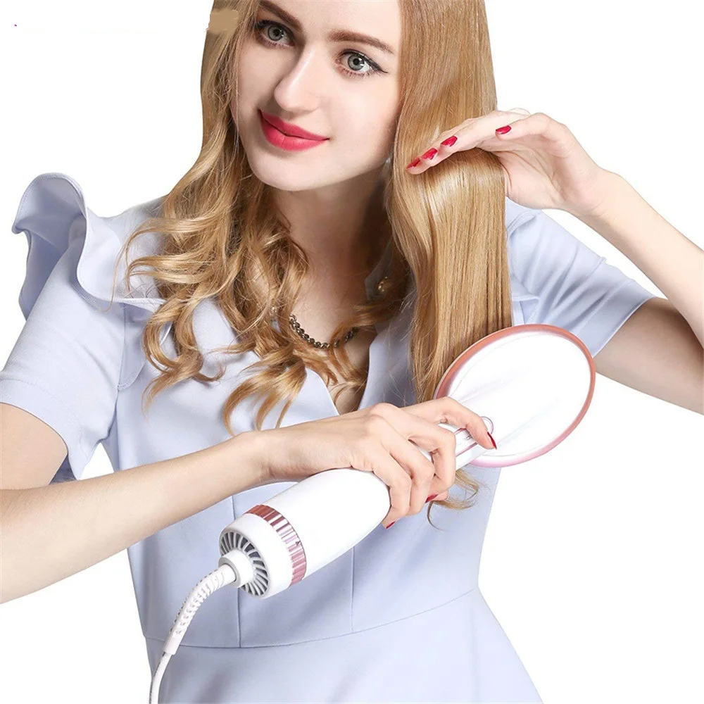 

Профессиональный фен для волос, многофункциональная прямая расческа для волос, быстрая сушка горячим воздухом