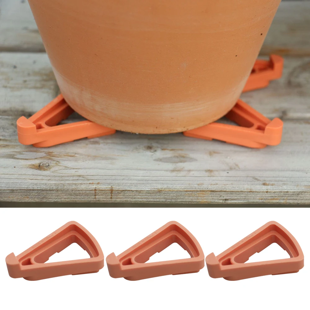 

12pcs Invisible Low Profile Flower Pot Feet Garden Plant Pot Feet Risers Garden Flower Pots Stand Indoor Outdoor 2