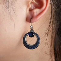 round geometric earrings elegant atmosphere earrings high end design luxurious jewelry colors for women aretes %d0%b1%d0%b8%d0%b6%d1%83%d1%82%d0%b5%d1%80%d0%b8%d1%8f