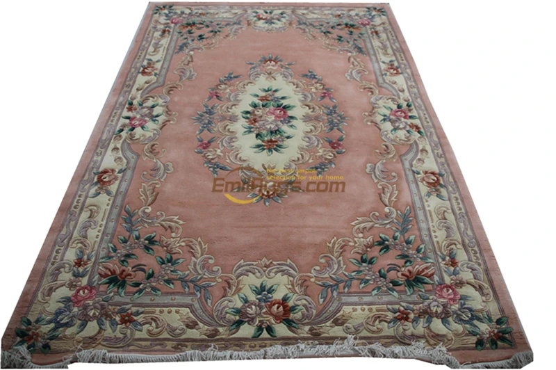 Koop Dik En Pluche Handgeknoopt Savonnerie Neo Classic Design Rug Handgeweven Wollen Tapijten Runner Luxe Tapijt Prachtige Tapijt