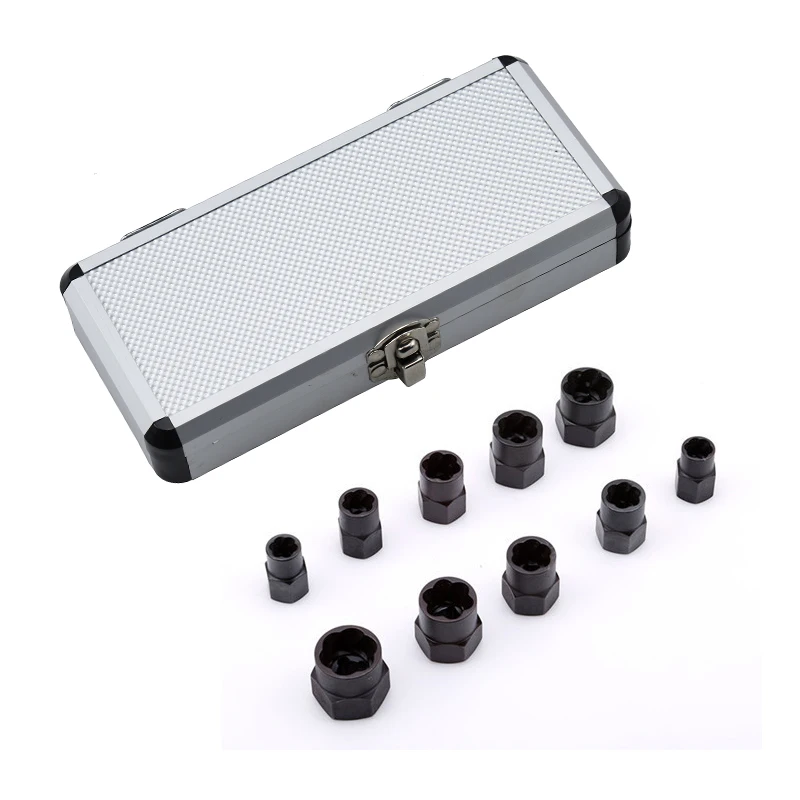 Набор для удаления поврежденных болтов и гаек 10 шт. удаление инструмент нарезки