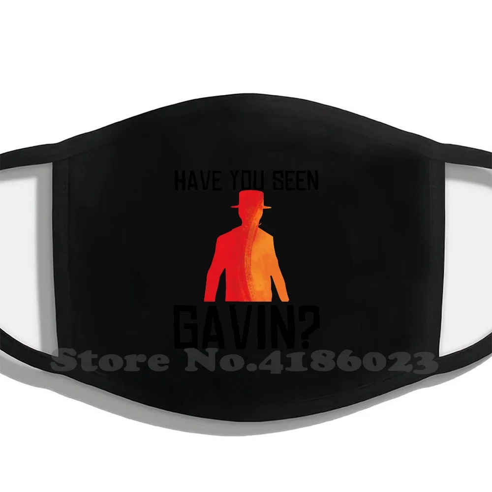 

Gavin Rdr 2 Men Women Ladies Washable Black Masks Gavin Redemption Rdr2