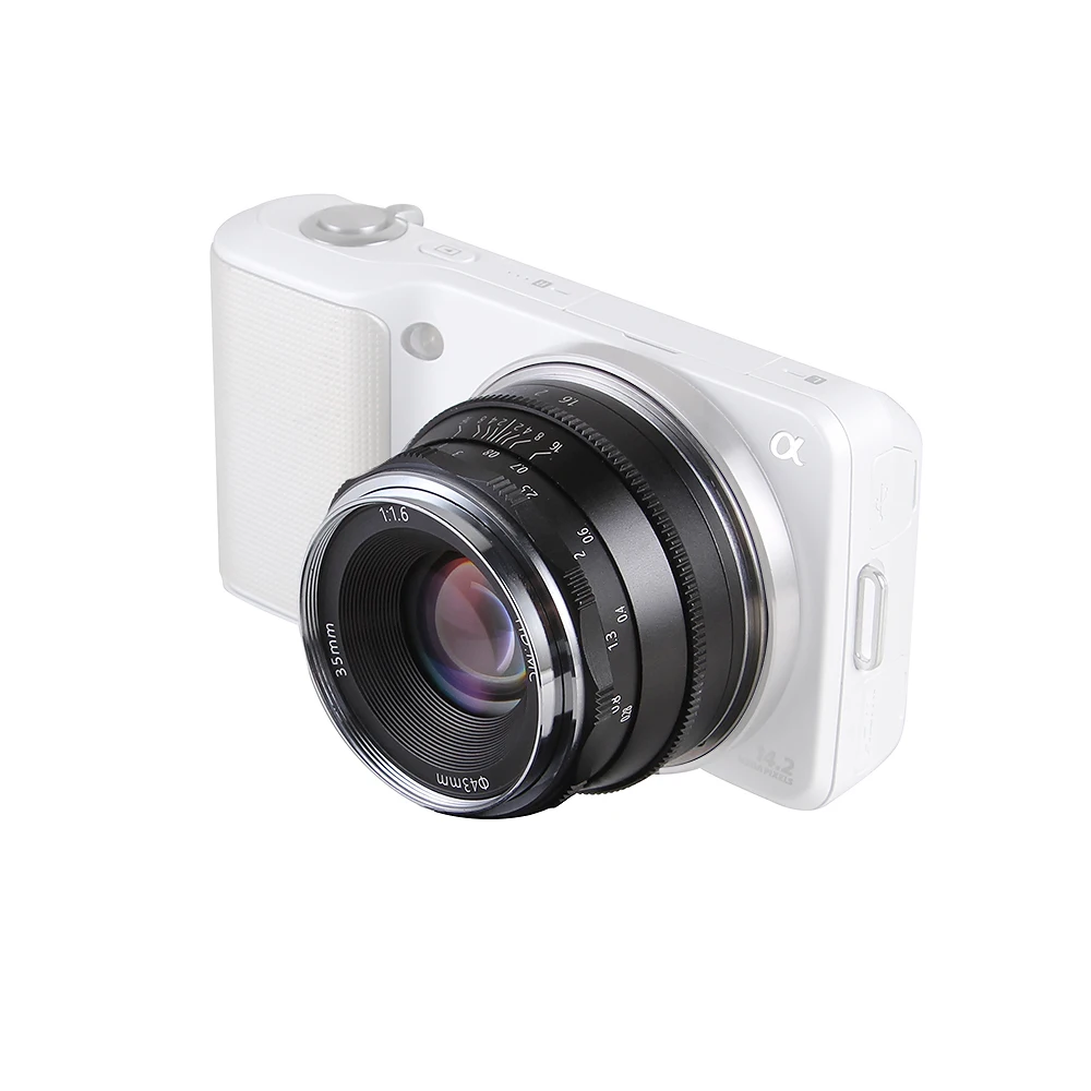 Объектив ручной фокусировки MF Prime 35 мм F/1 6 для Sony беззеркальное крепление E mount