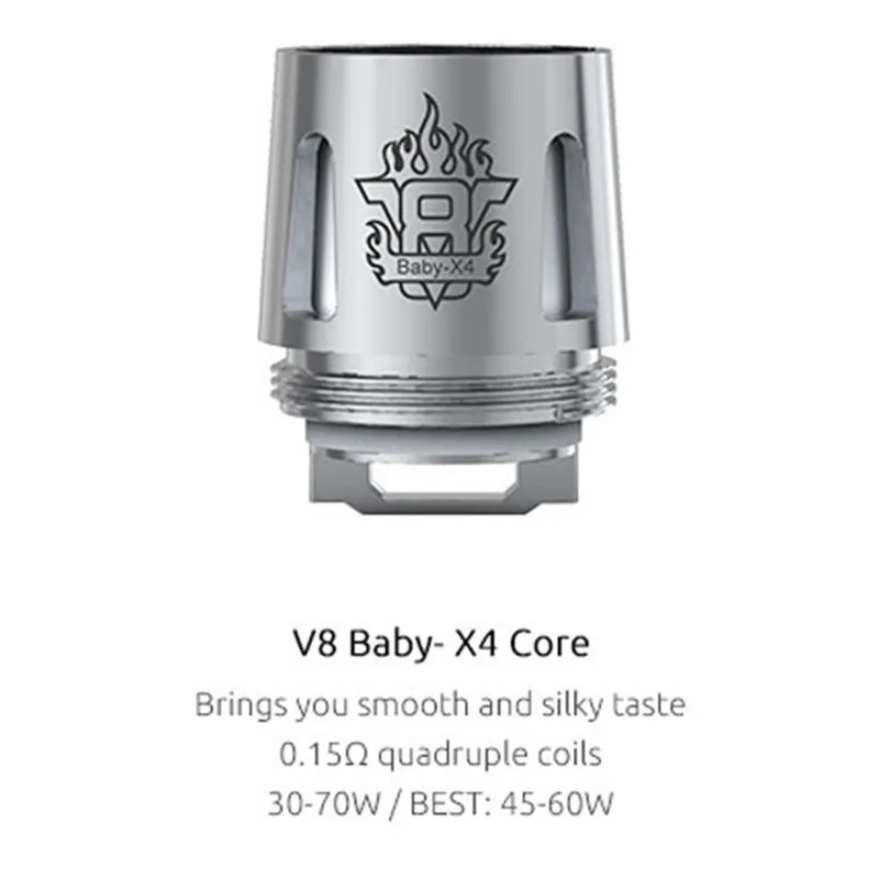 TFV8 Baby Replacement Coil head T8 T6 X4 Q2 M2 V8 baby RBA coils E Cigarette Accessories for Tank Atomizer | Электроника