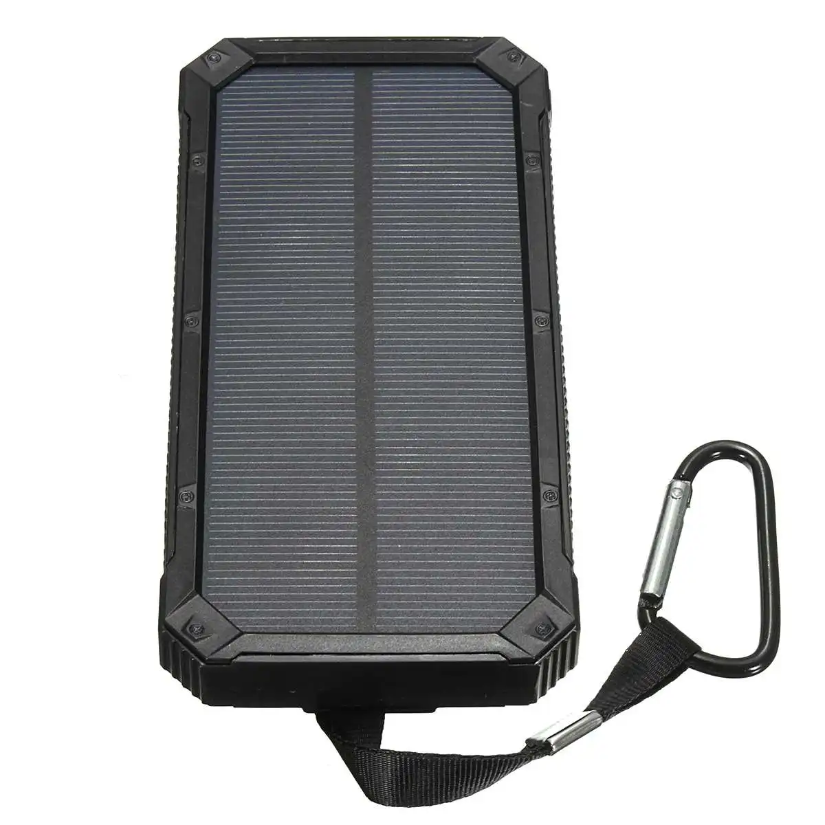black LEORY 300000 мАч Солнечное зарядное устройство power Bank портативное Внешнее зарядное устройство с двумя USB зарядное устройство для кемпинга - Тип штекера: black