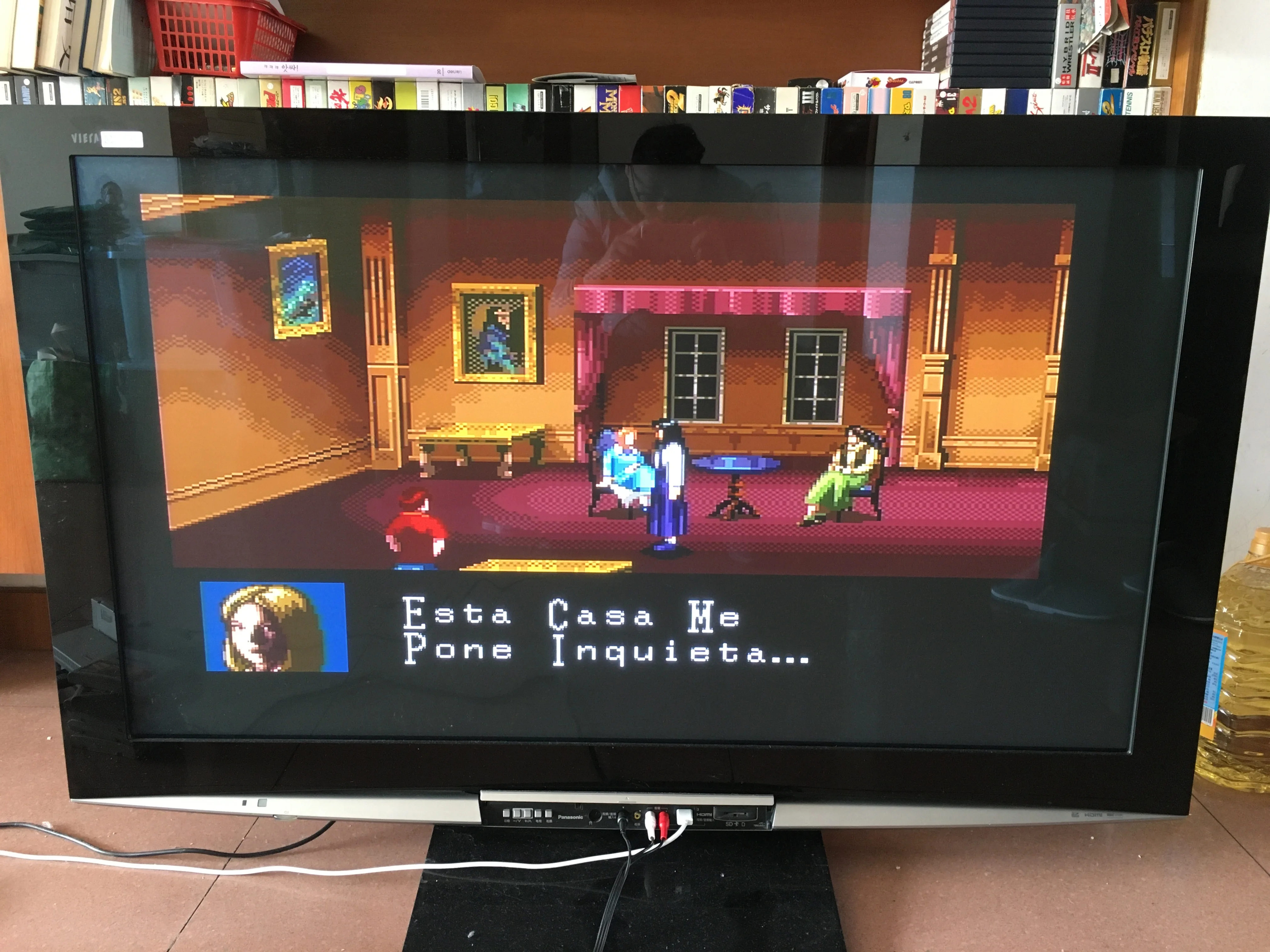 16-битные игры ** часы-Башня (Европейская версия PAL! Коробка + картридж! Испанский