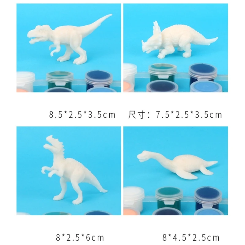 

1 Set DIY Coloring Painting Animal Dinosaur Model Drawing Watercolor Graffiti Kids Children Toys Art Educational Crafts