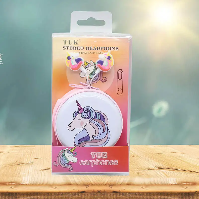Orange Unicorn Милые кошачьи проводные наушники для девочек детские 3,5 мм наушники Музыкальная гарнитура наушники для iPhone 6 samsung XIAOMI MP3/4 - Цвет: Orange Unicorn