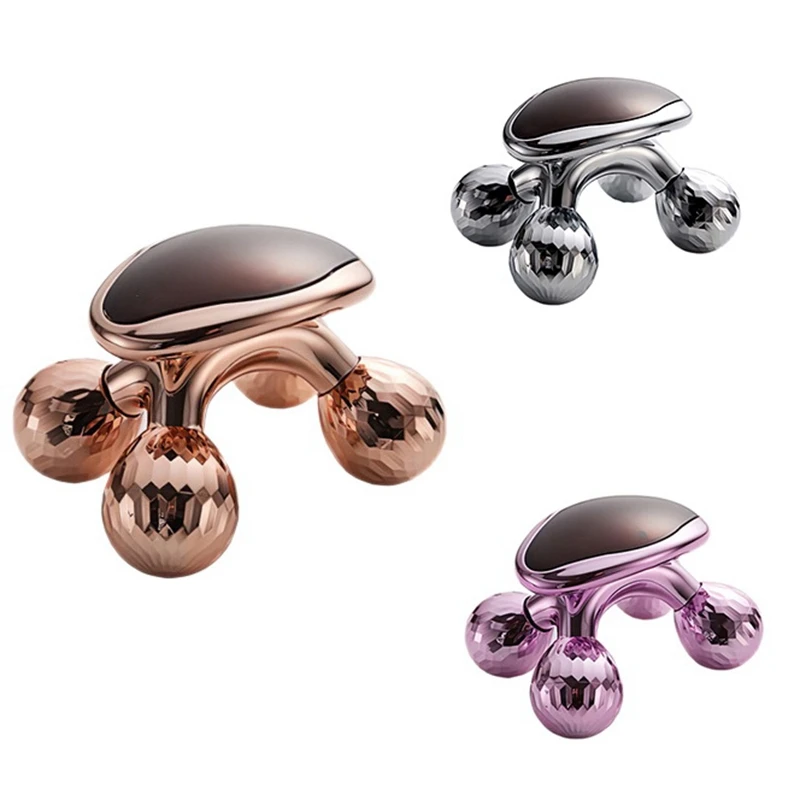 

Роликовый массажер для подтяжки лица 4D, средство для удаления морщин и всего тела, инструмент для массажа лица