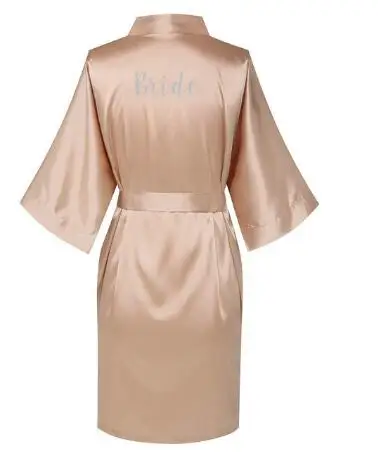Атласное шелковое платье цвета шампанского свадебное для невесты белое подружки