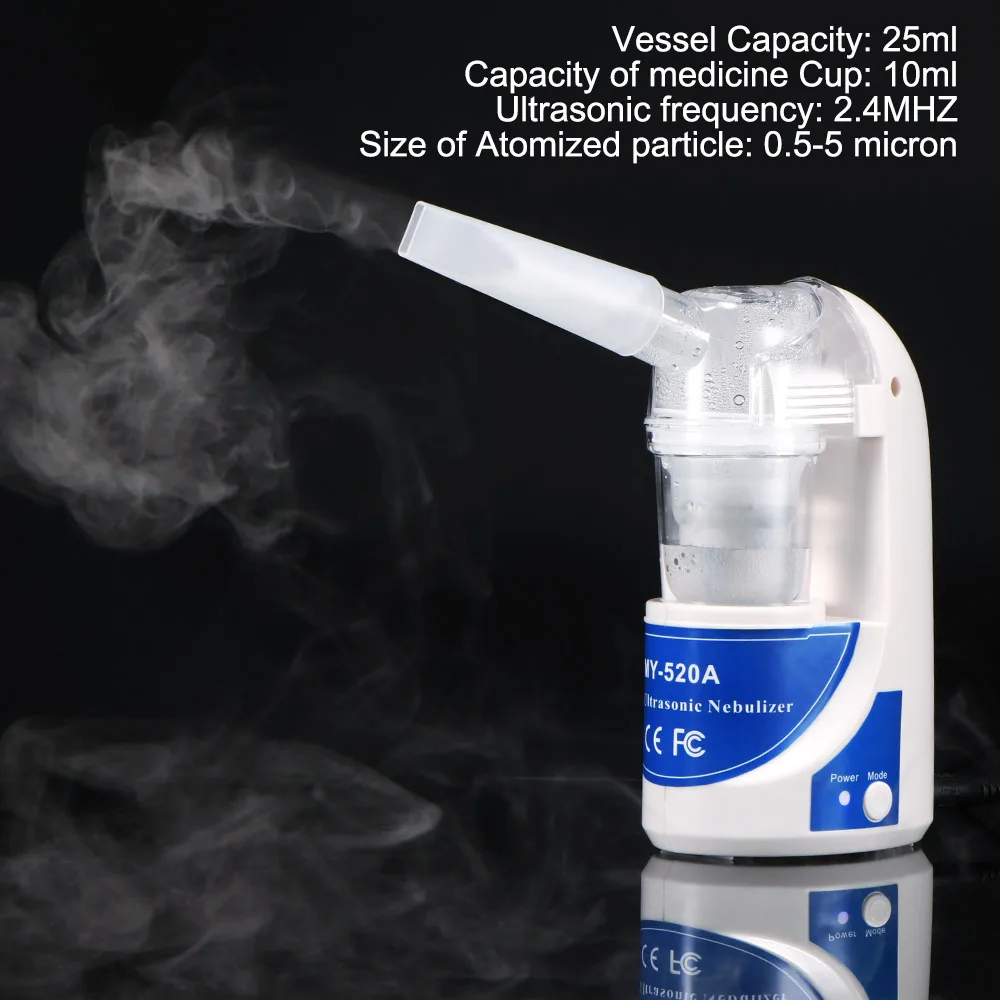 Портативный мини распылитель медицинский паровой ингалятор для взрослых и детей