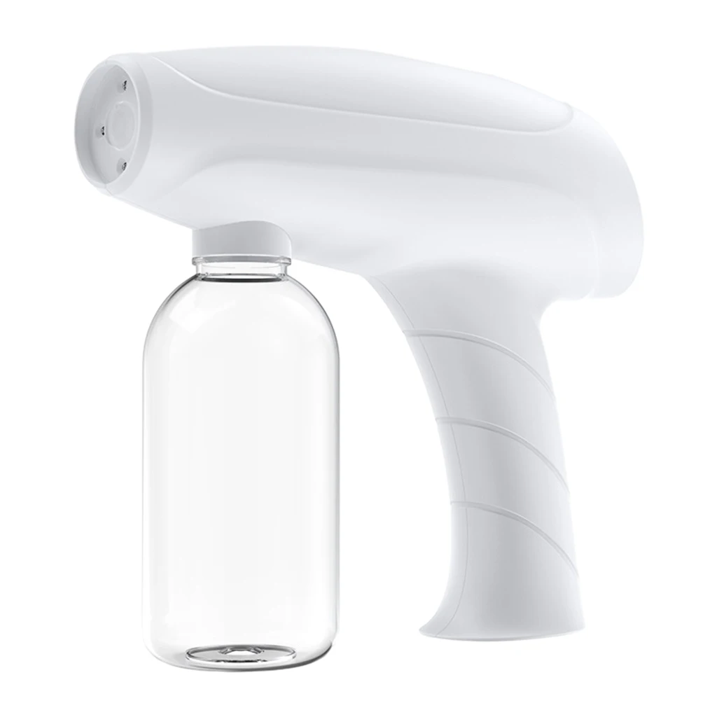 

Электрический дезинфицирующий распылитель 11 унций с синим светом, перезаряжаемый через USB нано-паровой распылитель для воды, дезинфекционн...