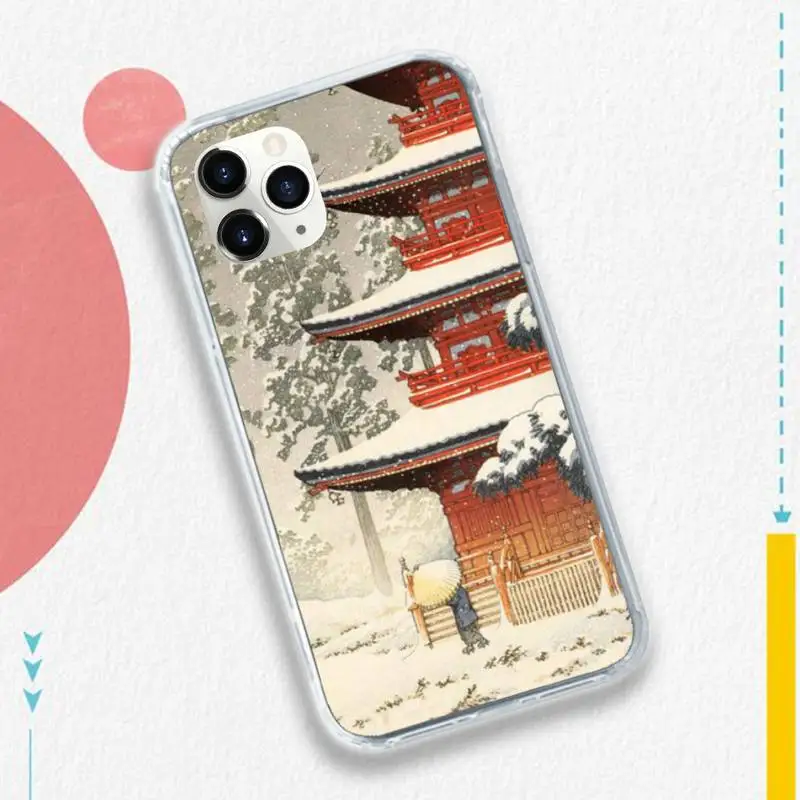 

Ukiyo-e Tokyo retro Japanese Art Phone Case for iPhone 11 12 pro XS MAX 8 7 6 6S Plus X 5S SE 2020 XR luxury design coque shell