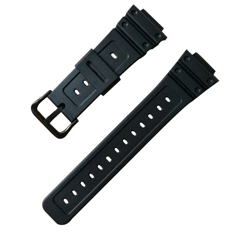 Ремешок Jeathus для часов casio G-shock GW-M5610 DW-6900 G5700 выпуклый 16*26 мм Резиновый из