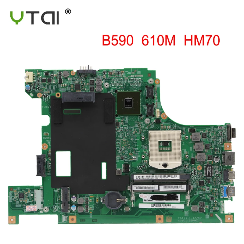 48.4TE05.011 для lenovo B590 Материнская плата ноутбука 610 м HM70 FRU: 90001039 USB3.0 тест неповрежденным