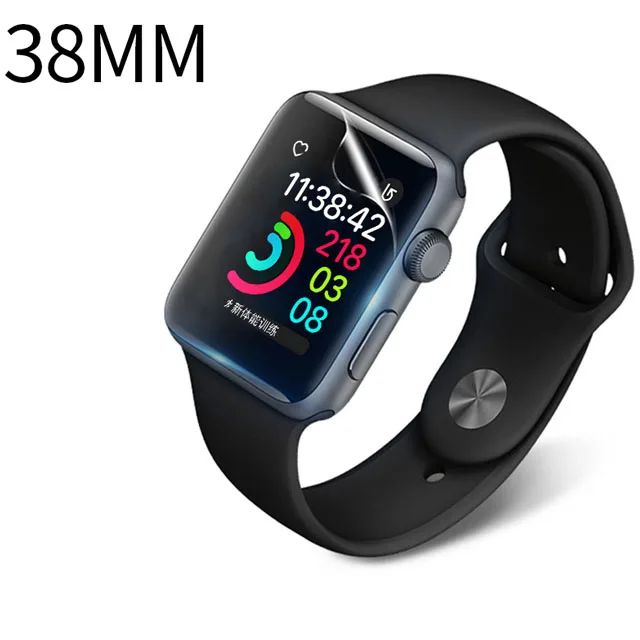 15D изогнутая Гидрогелевая пленка для Apple Watch 38 мм 40 мм 42 мм 44 мм Защитная пленка для часов 38 40 42 44 мм без стекла