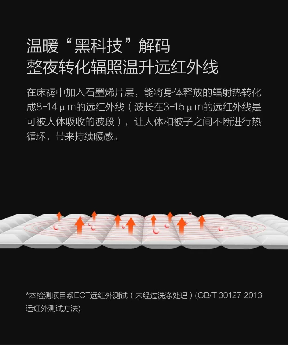 Xiaomi Youpin нагревательное одеяло постоянная температура ночь Графен дальняя инфракрасная кровать для зимы