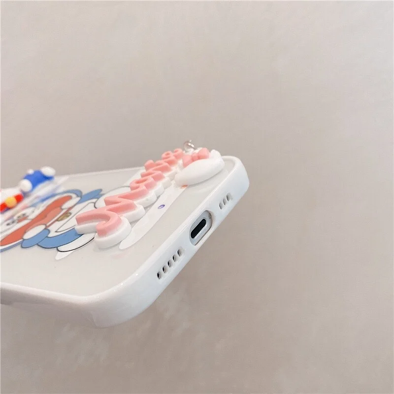 

Fashion Screen Camera Protector Mobile Phone Case Pokonyan Cartoon Girls for Iphone 7 8 11 12 Plus Max X XS XR