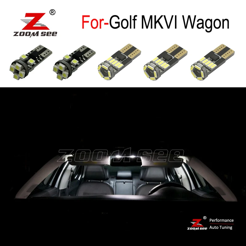 13 шт. светодиодный светильник для багажника + внутреннего зеркала гольфа