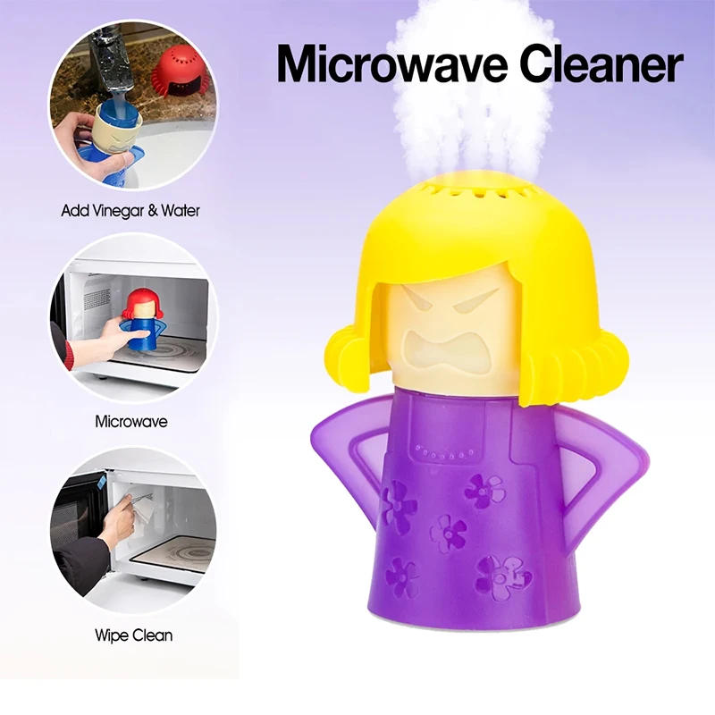 

Angry Mom Microwave Cleaner Easily Cleans Oven Steam Easily Cleans Microwave Appliances for The Kitchen Refrigerator Cleaning