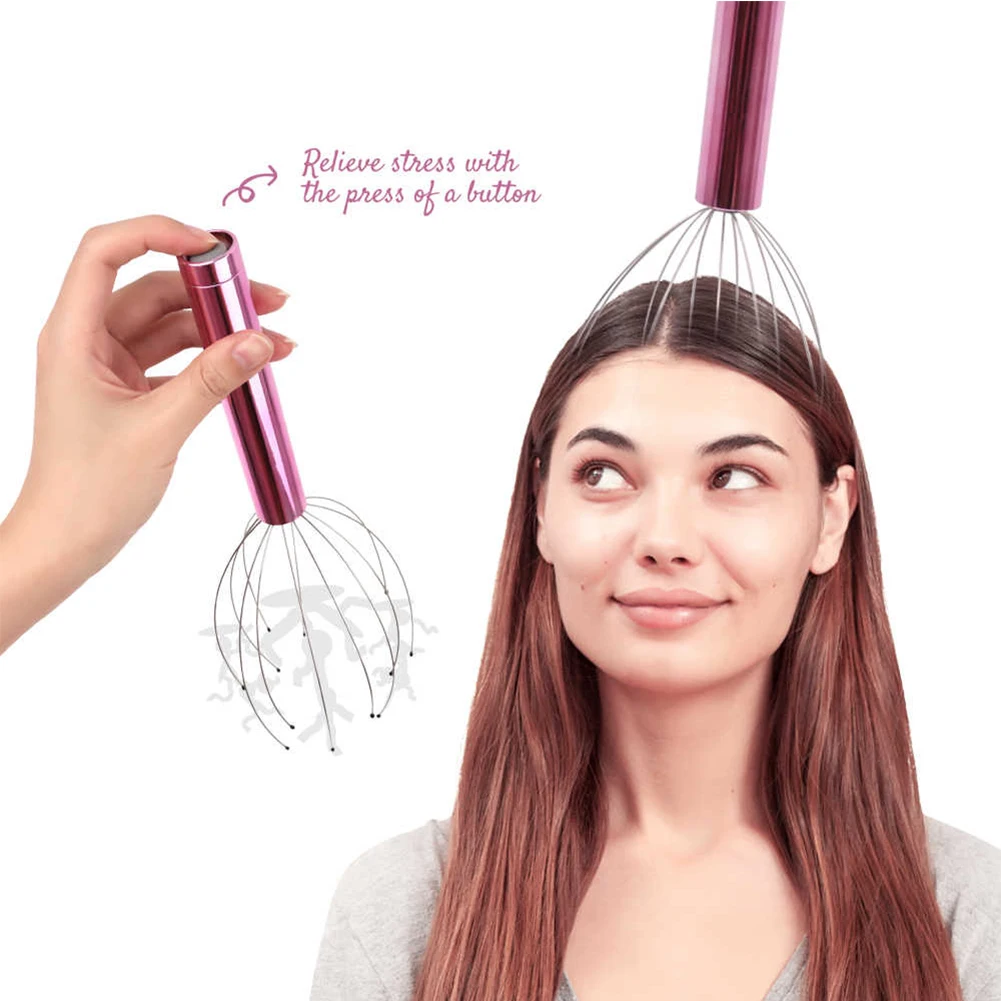 

Head Acupoint Massager Electric Hair Comb No Winding Promote Blood Circulation Tool Prevent Hair Loss Hair Care