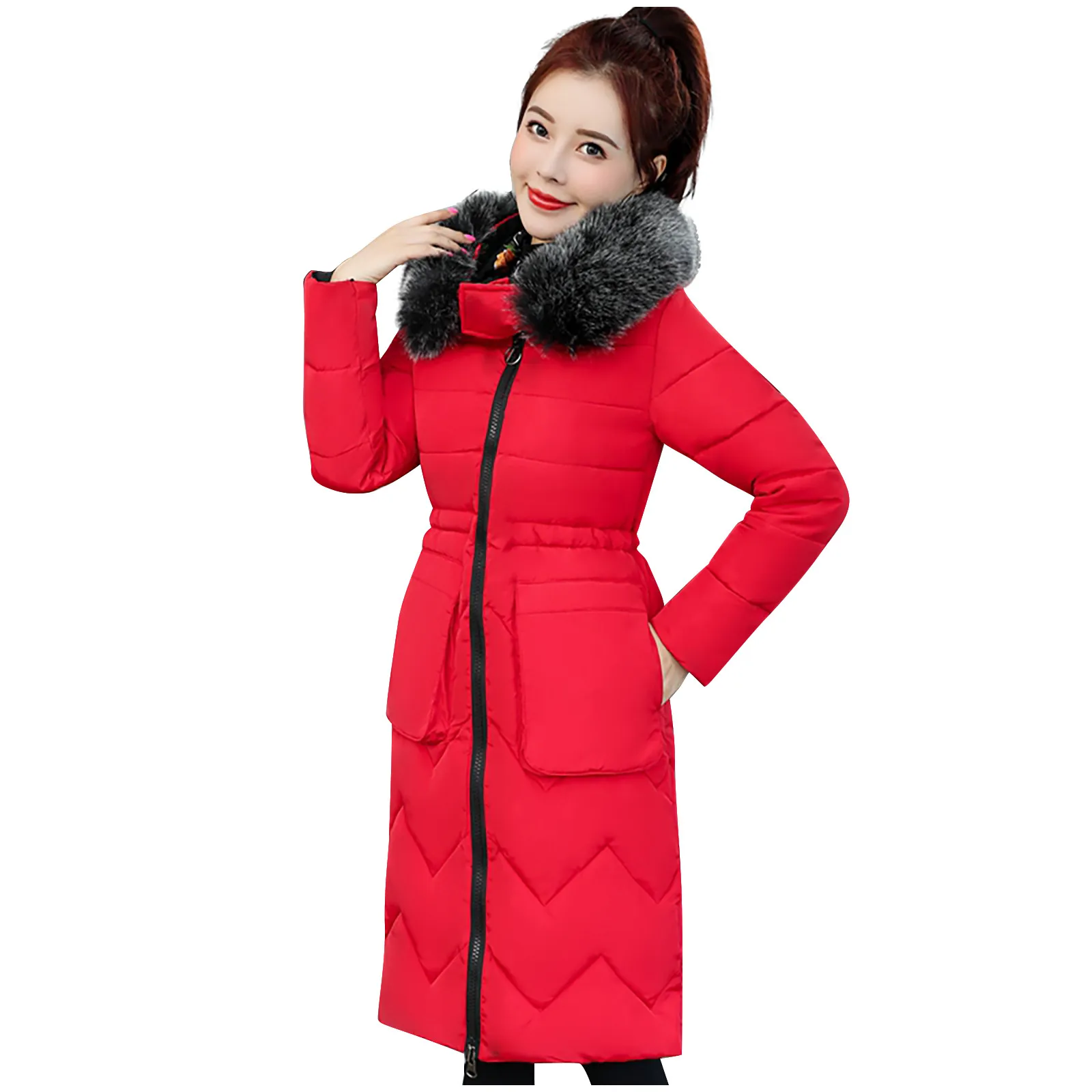 Зимние двухсторонние теплые парки модные женские куртки с бархатом длинная