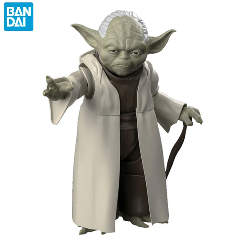 

Orignal BANDAI Starwars 1/6 11cm BABY YODA Peluche Master Star Wars The Mandalorian Jedi Knight Assembly Models Adult Kids Toys