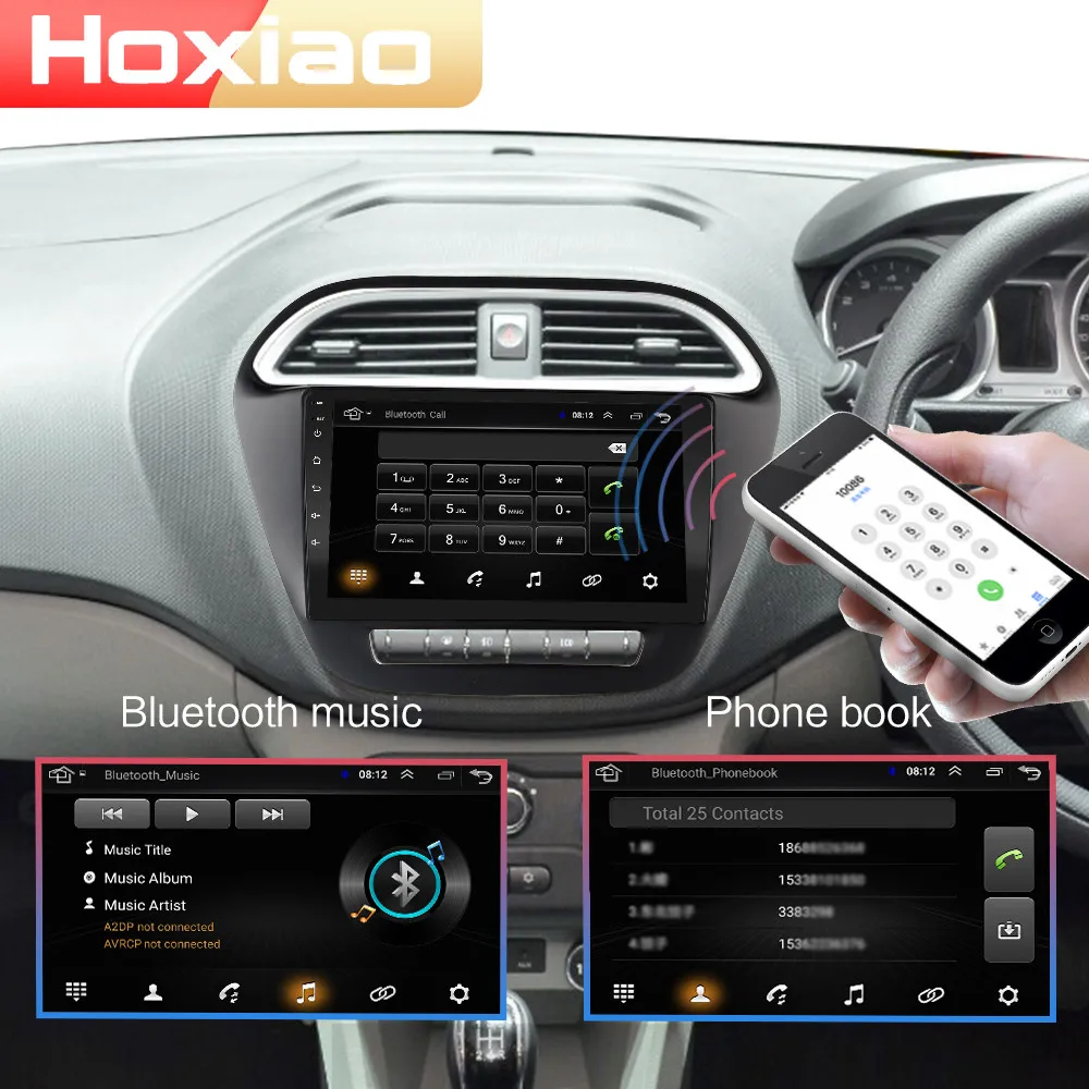 2 Din Android Автомагнитола для Tata Tiago Tiagr WiFi FM gps мультимедиа плеер