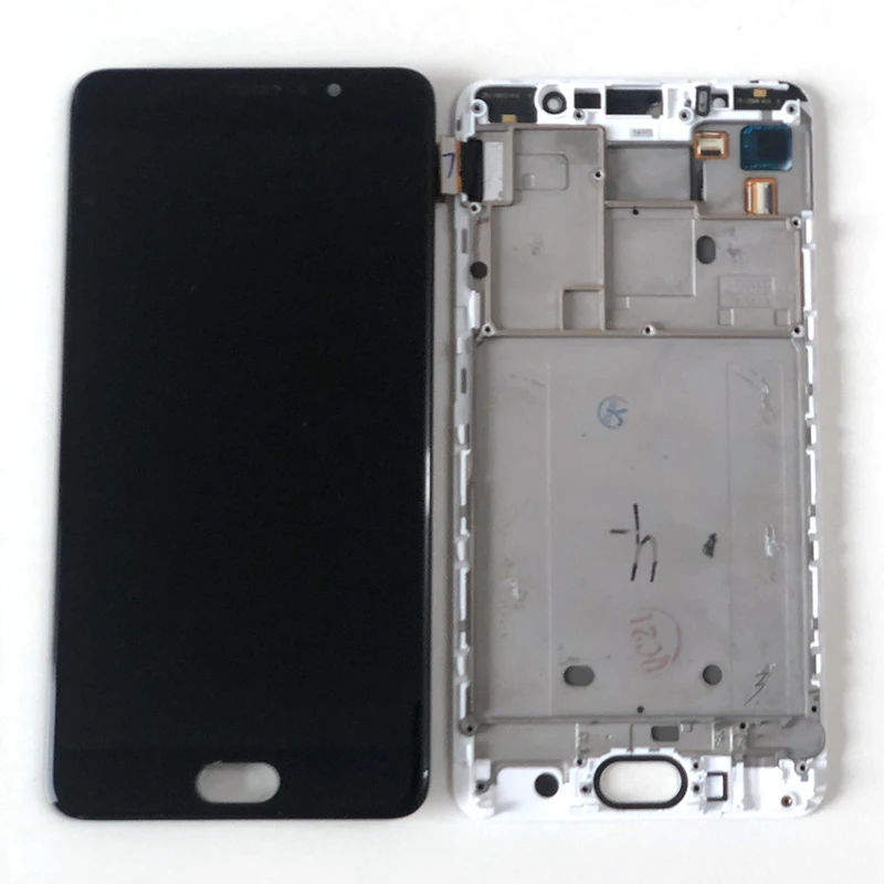 Kup 5.7 ''oryginalny Super Amoled M & Sen Dla Meizu Pro 6 Plus Ekran LCD + Ekran Dotykowy Panel Digitizer Rama Dla Pro 6 Plus