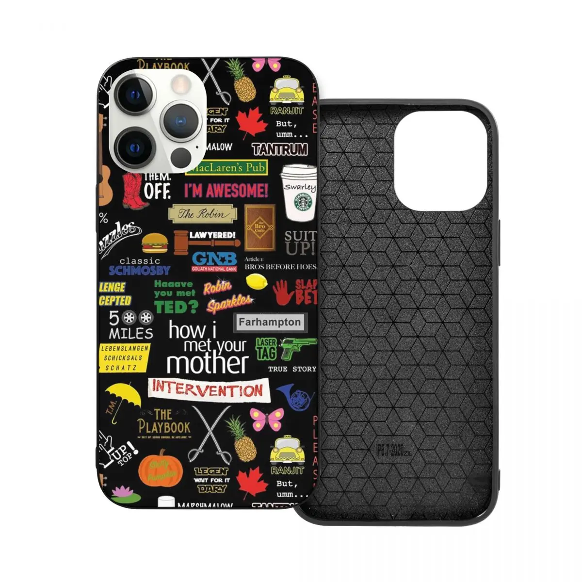 Чехол для телефона из ТПУ со стеклянным коллажем iPhone 13 12 11 Pro Max Mini | Мобильные