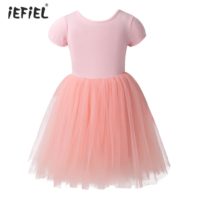 Детские платья для девочек-подростков Платье-пачка принцессы из тюля с короткими