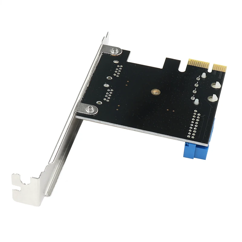 USB 3 pcie адаптер 2 порта usb к x1 передняя панель 20pin 20 pin USB3.0 PCI e express концентратор