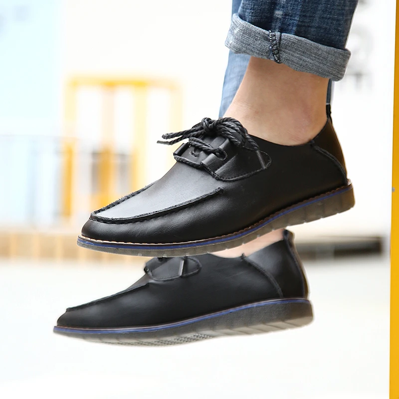 Leather Men Casual Shoes Luxury Brand 2020 Mens Loafers Moccasins Breathable Slip on Male Driving | Обувь