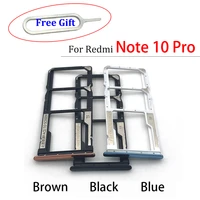 new sim card slot sd card tray holder adapter for xiaomi redmi note 10 pro pin tool