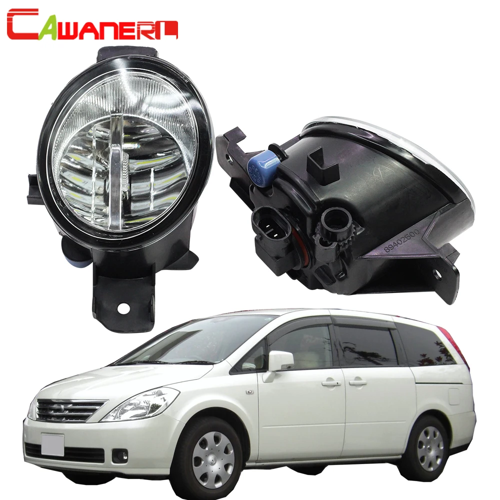 

Cawanerl для Nissan Presage 2004 2005 2006 автомобиля 4000LM светодиодный светильник правый + левый туман светильник в сборе дневного светильник DRL 12V