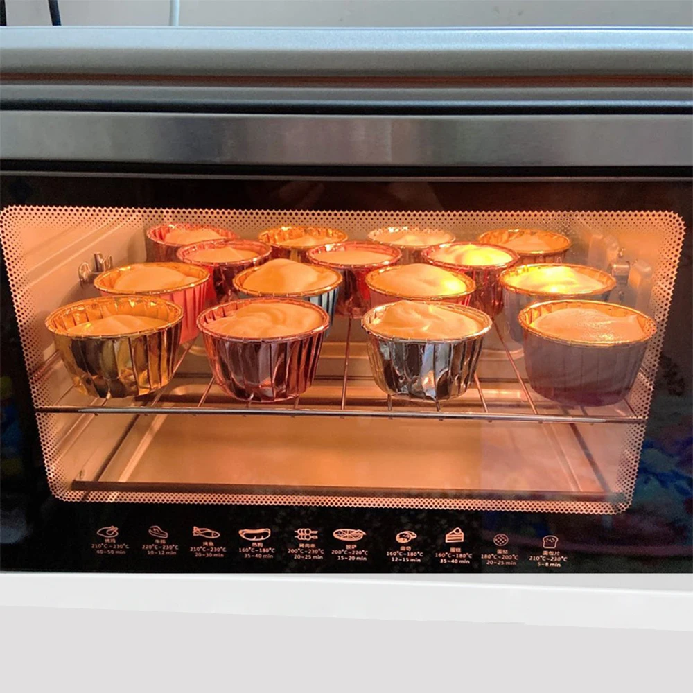 100 шт. мини обертка для кексов из фольги бумажная подкладка поднос выпечки чехол