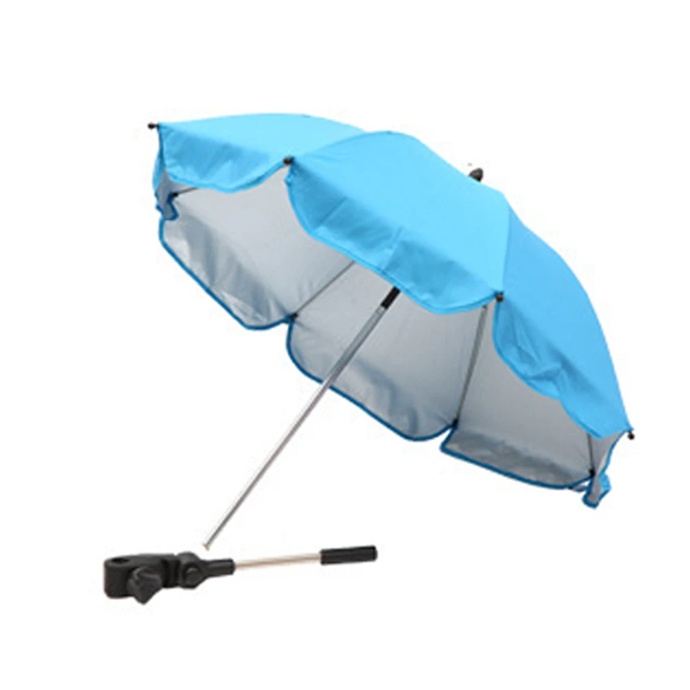 

Sun Shade Parasol Outdoor Wheelchair Practical Pushchair Adjustable Canopy Clip Flexible Arm Baby Stroller Umbrella Detachable