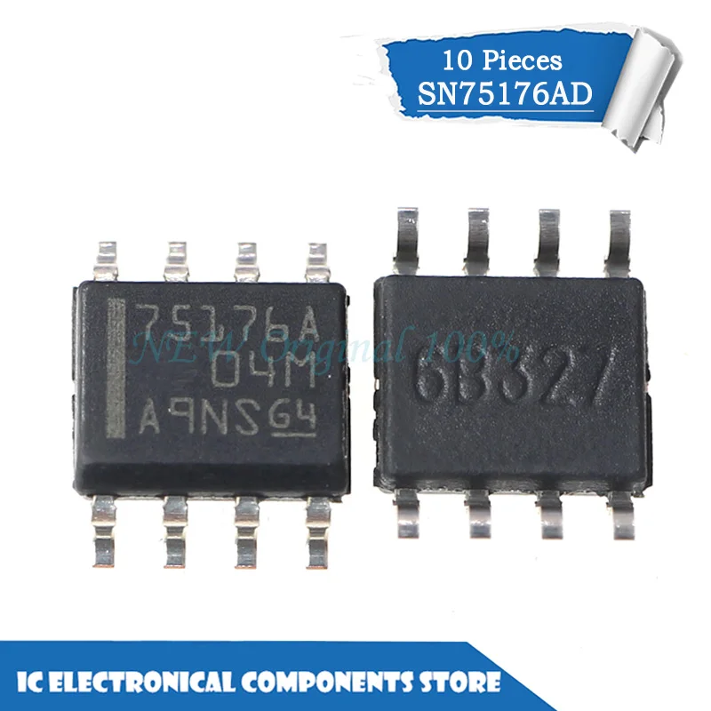

New original 10pcs/lot SN75176AD SN75176A SN75176 75176A SOP-8