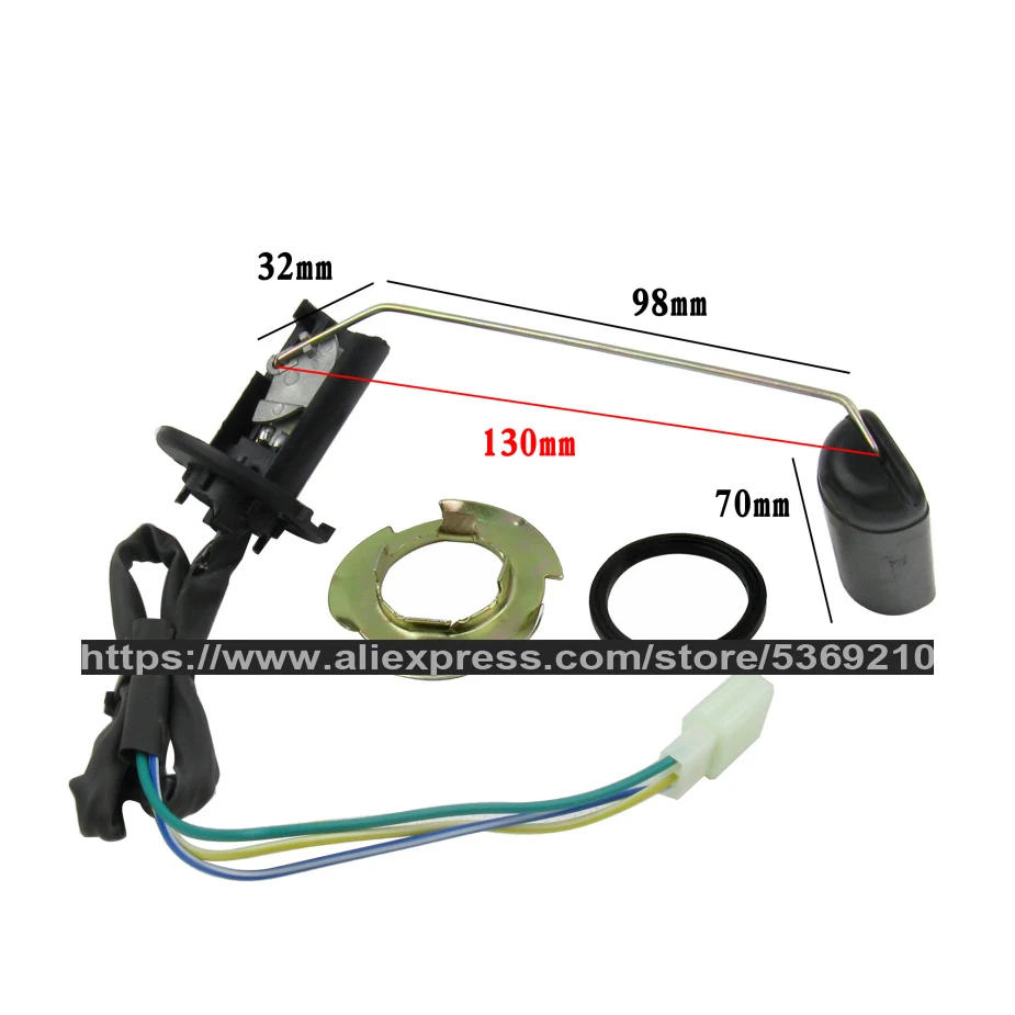 

For ZHONGSHA Scooter Fuel Level Sensor Oil Tank Oil Float Gauge Chinese Moped Motorcycle Filter Pump Spare Parts CGQ-ZS