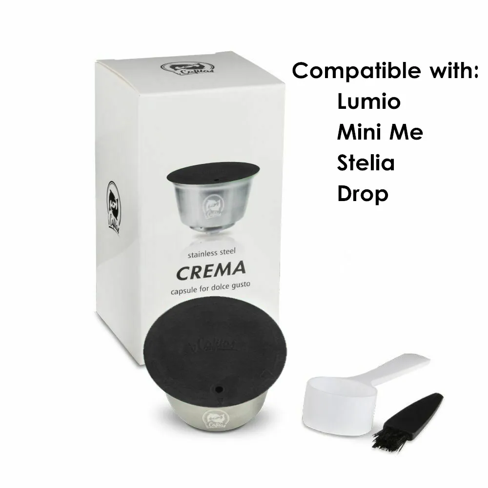ICafilas Микки густо крема кофе фильтр-чашка капельница из нержавеющей стали многоразовые Многоразовые кофе капсулы Pod Dolci Gusto тампер - Цвет: As picture